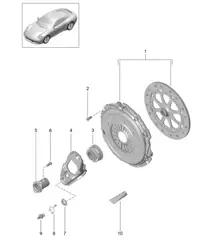 Accouplement - G9105,G9106, G9135+ PR:487 - 991.2 Carrera 2017-19