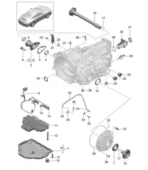 - PDK - Cambio / Parti singole - CG110, CG115, CG140 - 991.2 Carrera 2017-19