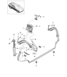 Linee / Avantreno / Ammortizzatore / PDCC - PR:031,352 - 991.2 Carrera 2017-19