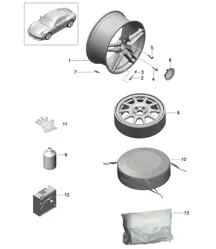 Llantas 991.2 Carrera 2017-19