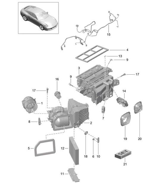 Diagram 813-010 Porsche 992 (911) 2019>> Karosserie