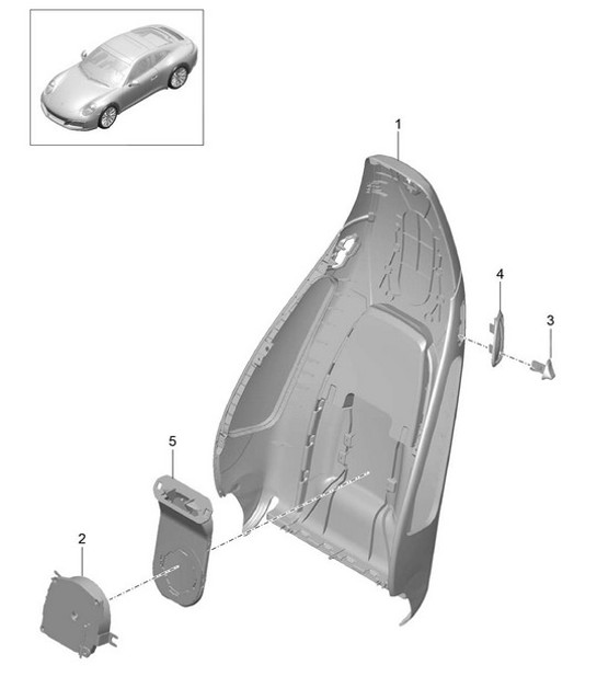 Diagram 817-019 Porsche 996 GT3 RS 2003-04 Body