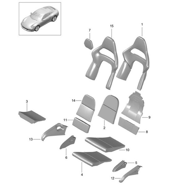 Diagram 817-032 Porsche Taycan (9J1) MK1 2020-2024 