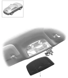 Console / Roof - COUPE - 991.2 Carrera 2017-19