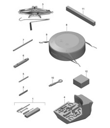 Tool jack 991 R/GT3/RS 2014-21
