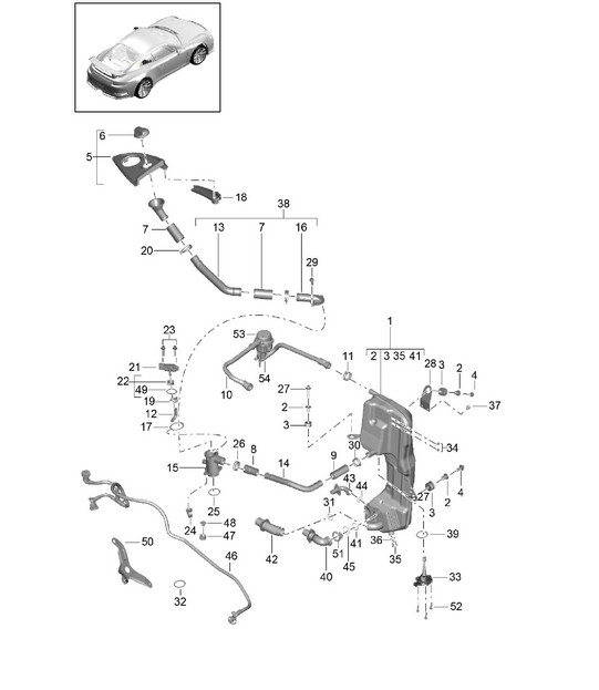 Motor (Öldruck/Schmierung) / Öltank (Modell: DGGA,DGGB, DNS,DSD) 991 GT3 4.0L 2014-21