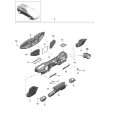 Air filter 991 GT3 2017-21