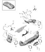Fuel System, Exhaust System 991 (911) MK2 2016-2019