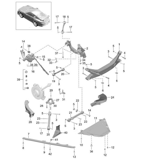 Diagram 501-011 Porsche Macan（95B）MK2 2019-2021 