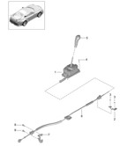 Hand Lever System, Pedal Cluster  991 (911) MK2 2016-2019