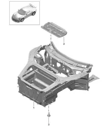 Frontpartie (komplett) 991 GT3 2014-21