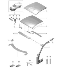 Scuttle / Roof 991 GT3 2014-21