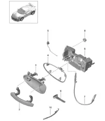 Türgriff, außen 991 GT3 2014-17