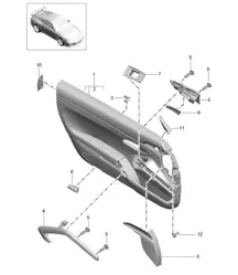 Door panel / Accessories 991 GT3 >>2016