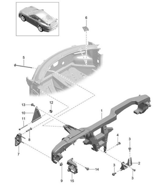 Diagram 809-015 Porsche Macan (95B) MK1 (2014-2018) Body