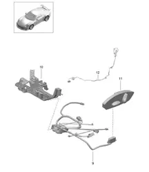Wiring looms / Switch / Control units / Electric motor / Sports seat Plus 991 GT3 2014-21