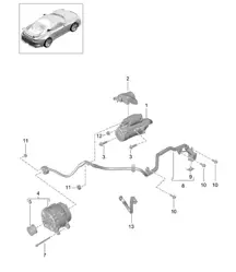 Starter / Alternator / Ground cable 991 R/GT3/RS 2014-21