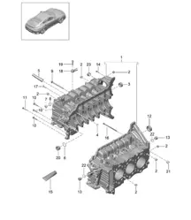 Crankcase housing 991 Turbo / GT2 RS 2014-20