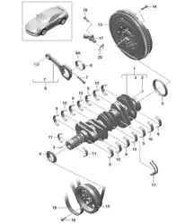 Crankshaft 991 Turbo / GT2 RS 2014-20