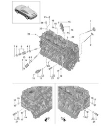Cylinder head / Accessories / Valves 991 Turbo / GT2 RS 2014-20
