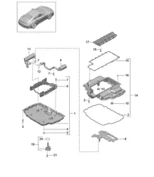 Carter d'huile 991 Turbo / GT2 RS 2014-20