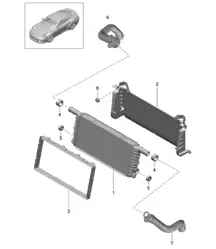 Radiator - Centre - 991 Turbo / GT2 RS 2014-20
