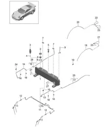 Water cooling / Charge air cooler 991 GT2 RS 2017-20