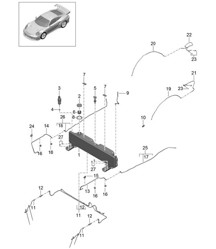 Waterkoeling / Inlaatluchtkoeler 991 GT2 RS 2017-20