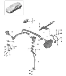 Air injection 991 Turbo / GT2 RS 2014-20