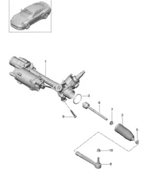 Steering gear / Steering parts 991 Turbo 2017>>