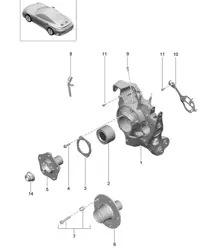 Train arrière / Porte roue / Moyeu de roue 991 Turbo 2017>>