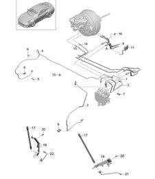 Brake lines / Front end 991 Turbo 2017>>