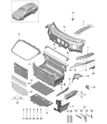 Face avant / Pièces détachées 991 Turbo / GT2 RS 2014-20