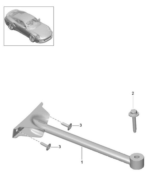 Diagram 801-015 Porsche 997 MKII Carrera C2 3.6L 2009-12 Body