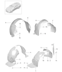 Rivestimento passaruota / Rivestimenti 991 Turbo 2017>>