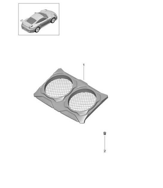 Diagram 801-085 Porsche Cayman S 3.4L 987C 2005-08 Body
