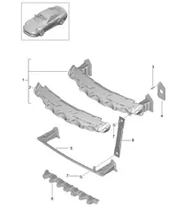 Stoßstangenträger - VORNE - 991 Turbo 2014-20