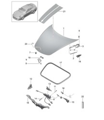 Front Bonnet 991  Turbo 2014-20