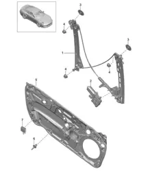 Alzacristallo 991 Turbo / GT2 RS 2017>>