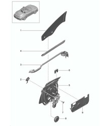 Seitenfenster - CABRIO - 991 Turbo 2014-20