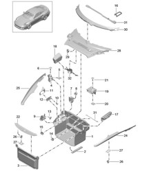 Coffre à bagages / Habillage 991 Turbo >>2017