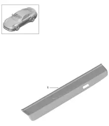 Modanatura sottoporta / Scritta sottoporta 991 Turbo 2017>>