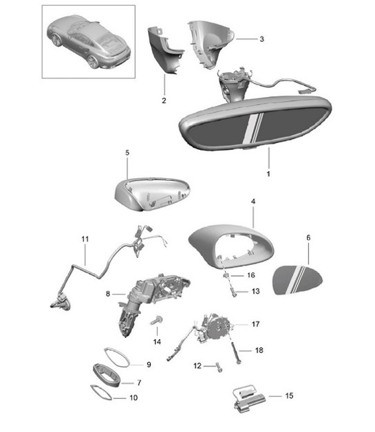 Diagram 809-050 Porsche Taycan (2020>> 
