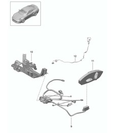 Kabelbäume / Schalter / Steuergeräte / Elektromotor / Sportsitz Plus 991 Turbo >>2016