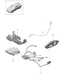 Wiring looms / Switch / Control units / Electric motor / Sports seat Plus 991 Turbo / GT2 RS 2017>>