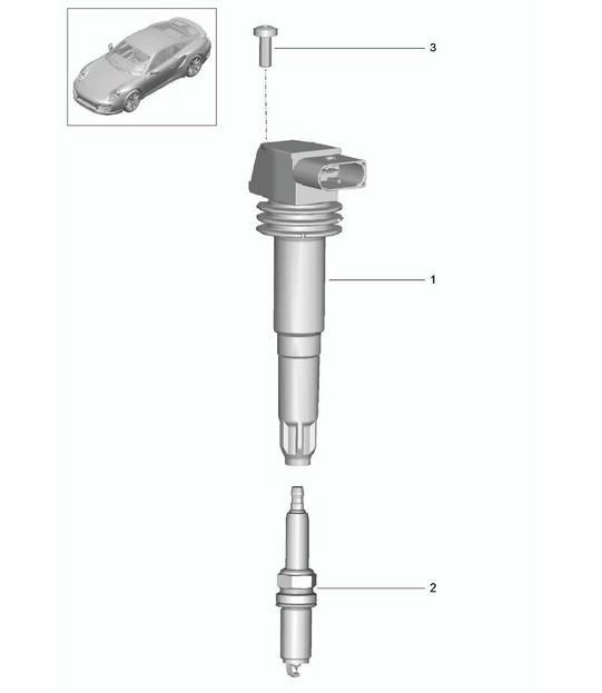 Ignition system 991 Turbo 2014-20