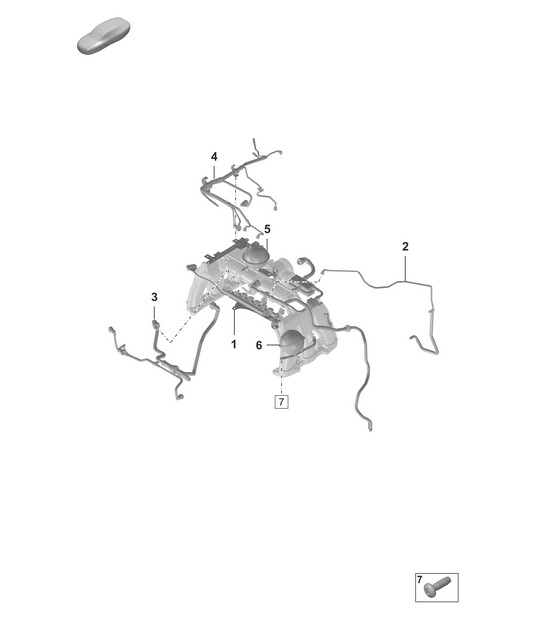 Sistema de vacío / Motor 992.1 Carrera 2019 - 2024