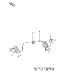 Turbocompresor de gases de escape / Tubería de refrigerante 992.1 Carrera 2019 - 2024