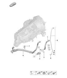 Schaltgetriebe / Kühlsystem für Getriebeöl 992.1 Carrera 2019 - 2024