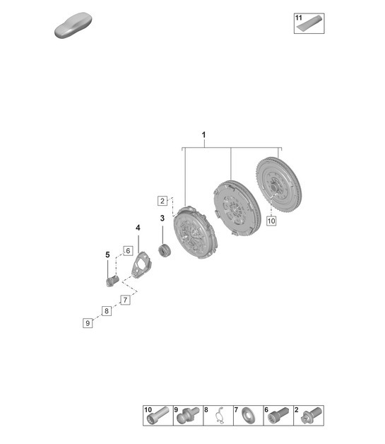 Diagram 301-200 Porsche 992 (911) MK1 2019-2024 Transmission